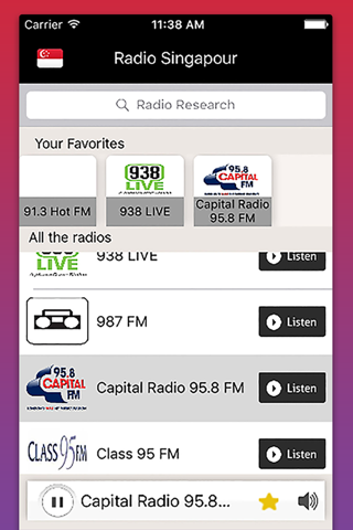 Radio Singapour - Radios Singapore screenshot 3