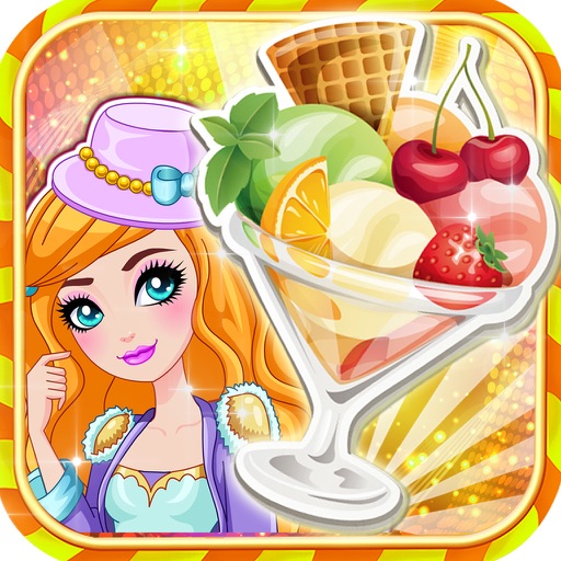 Ice cream - Princess makeup girls games icon