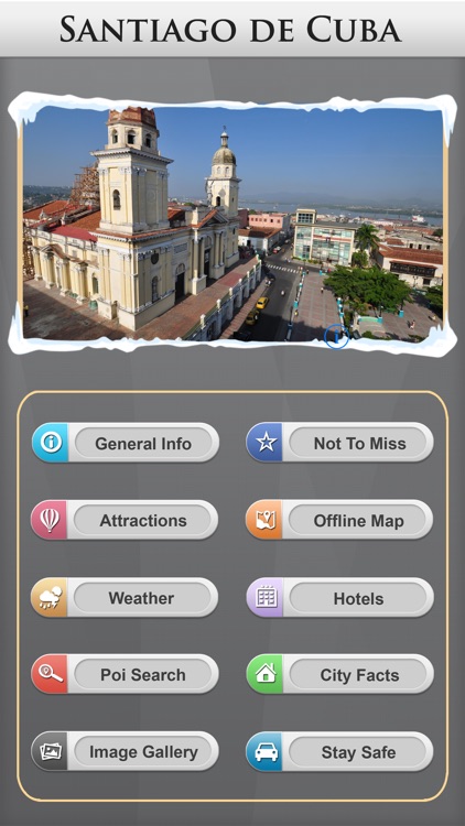 Santiago de Cuba Offline Map Travel Guide