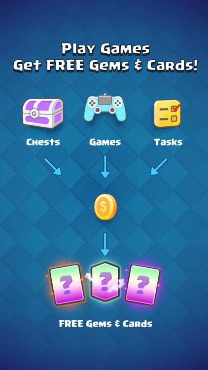 Free Gems : Game and Get Reward for Clash Royale