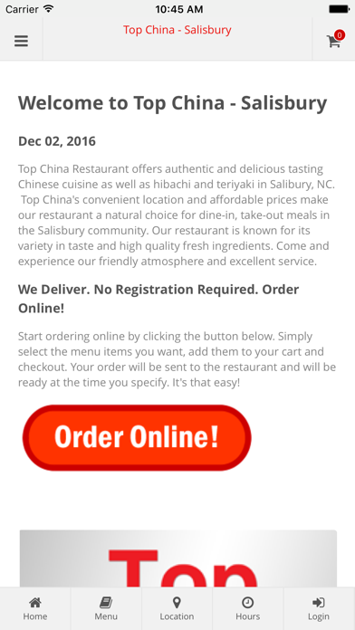 How to cancel & delete Top China - Salisbury from iphone & ipad 1