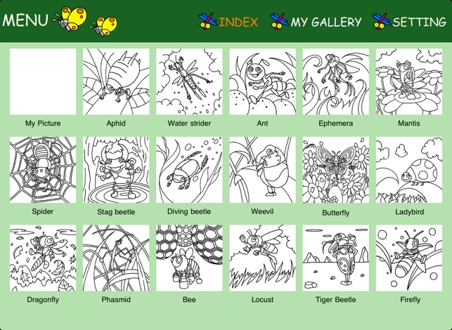 Insect Coloring ~Bugs in Wonderland~(圖5)-速報App