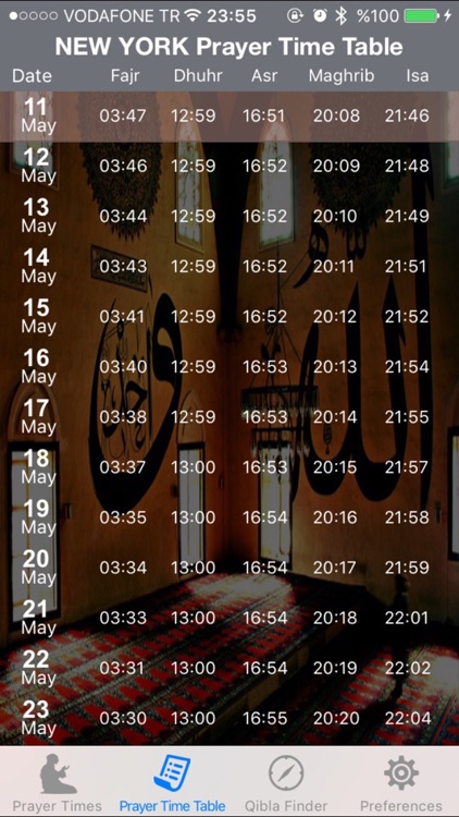 Salat Azan Muslim Prayer Times