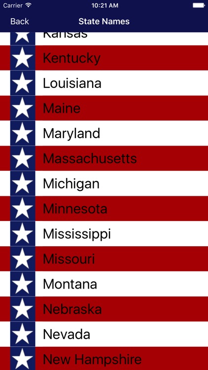 States Names and Abbreviations