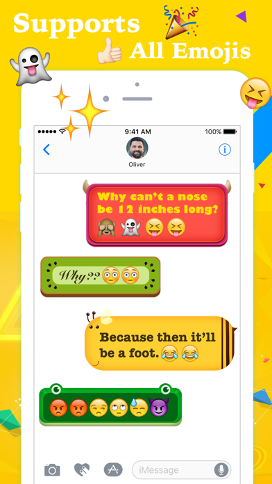 FancyBubble - Text and Emoji Themes for iMessageのおすすめ画像4