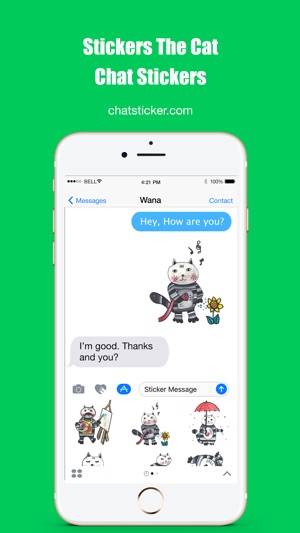 Stickers The Cat Chat Stickers(圖4)-速報App