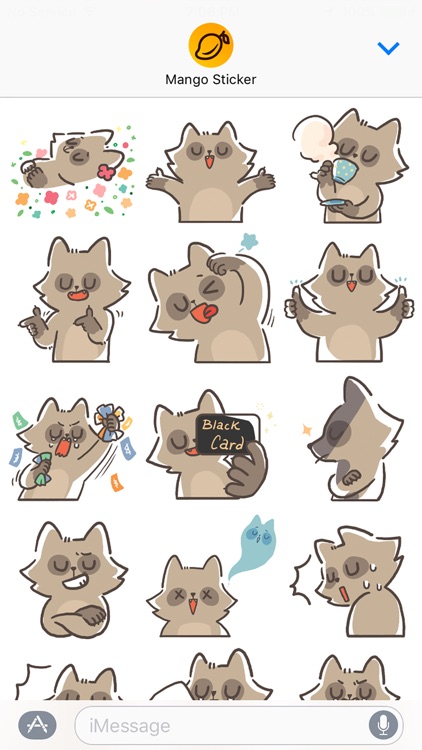 Dazzled Rockoon - Mango Sticker