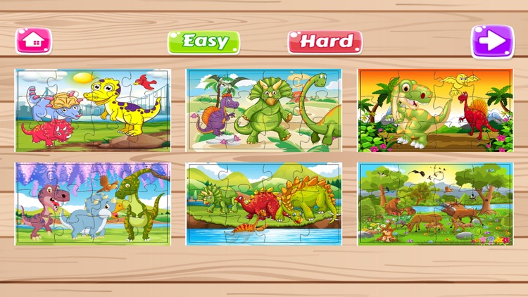 Baby Dinosaur Puzzle Jigsaw Game For Preschool Kid screenshot-3