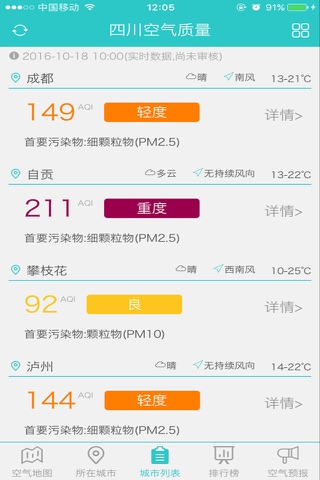 四川空气 screenshot 3