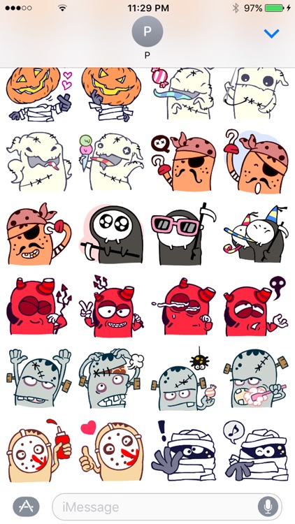 Halloween Monsters StickerPack