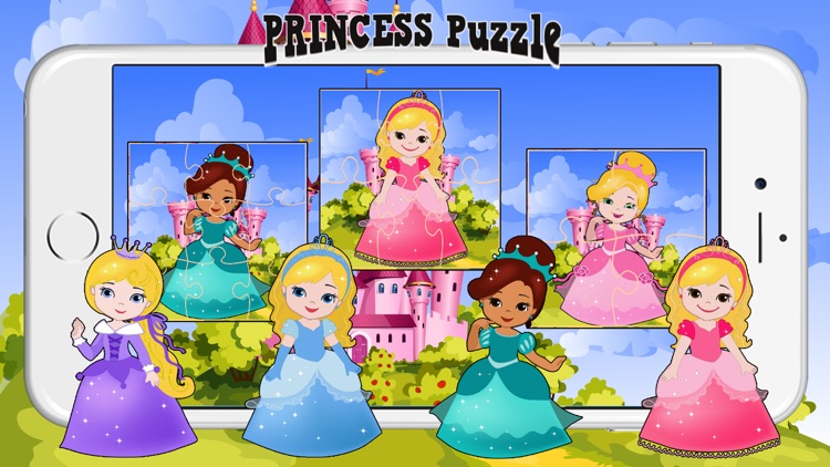 Play Fairy & Princess Cartoon Jigsaw Puzzle Kids