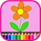 Icon Flower Coloring Books For Kids