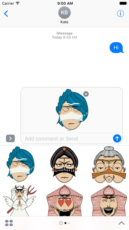 Stickerat