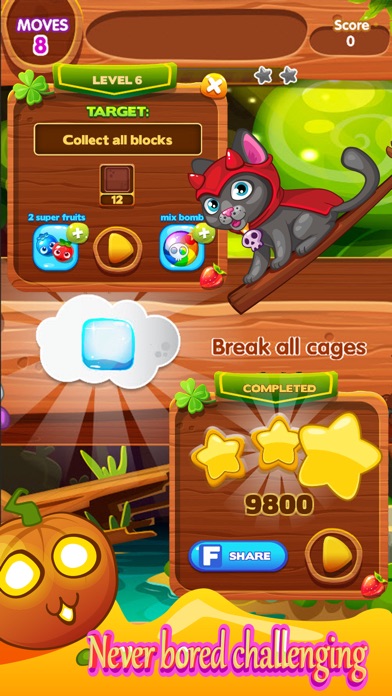 CANDY FRUITS BLASTER POP - MONSTER FRESH JUICE 1.0 IOS GAME GIẢI TRÍ CANDY FRUITS BLASTER POP - MONSTER FRESH JUICE 1.0 IOS