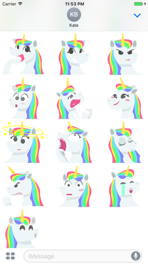 Unicorn Stickers Pack(圖1)-速報App