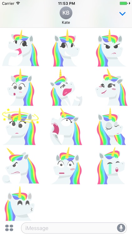 Unicorn Stickers Pack