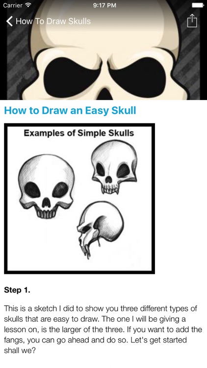 How to Draw a Skull - An Easy Simplified Front View - Let's Draw That!