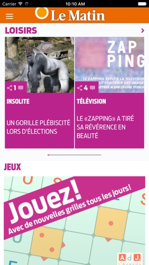 Le Matin mobile(圖5)-速報App