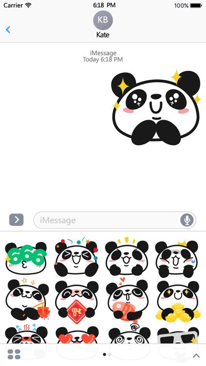 熊猫直播贴纸