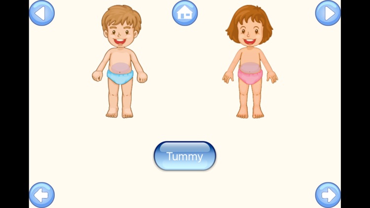 My Body Parts - Baby Learning English Flash Cards