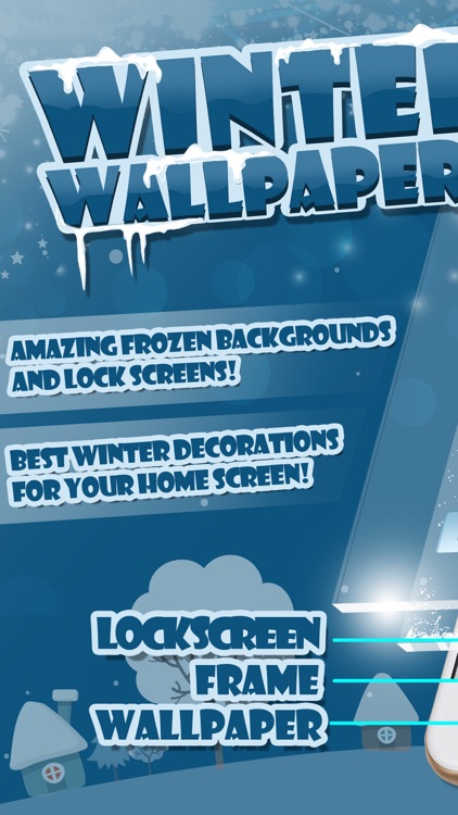 Winter Wallpapers  - Frozen Lock Screen Background