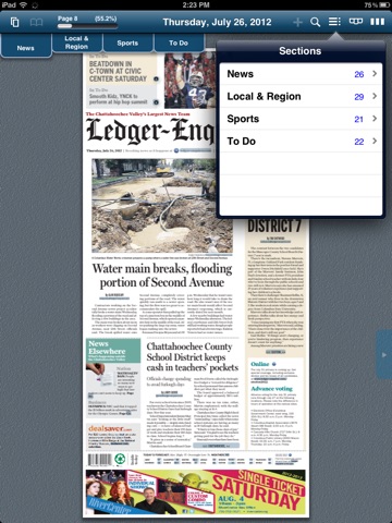 Ledger-Enquirer eEdition screenshot 3