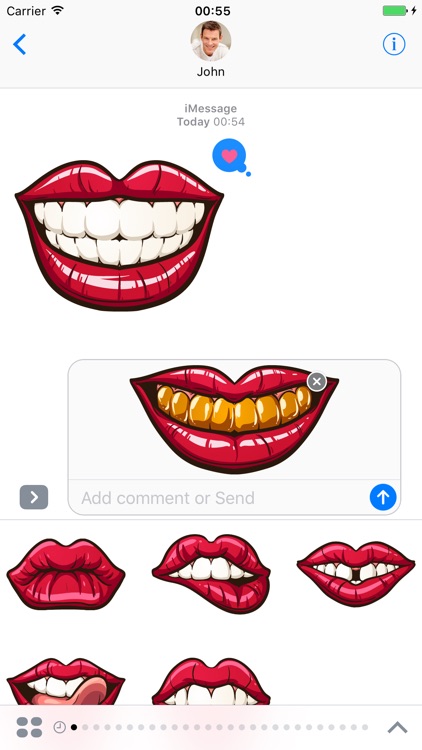 Lips - Stickers for iMessage