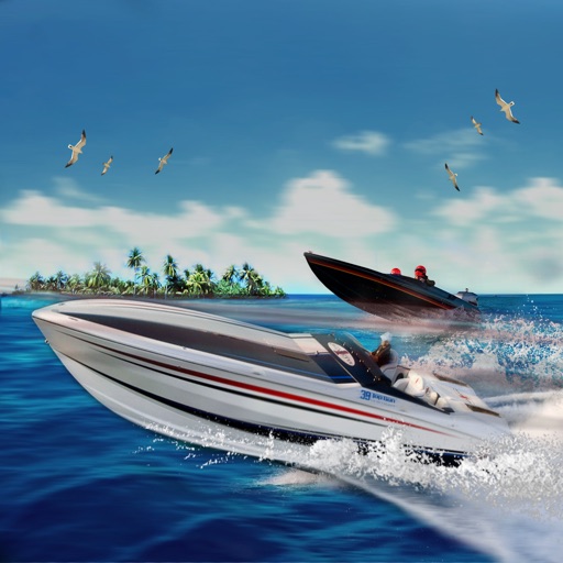 Speed Boat Water Sports Racing Simulator 3D – Extreme Stunts and Swimming Adventure Icon