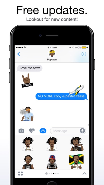 Popcaan ™ by Moji Stickers screenshot-3