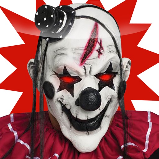 Killer Clown Makeup & Dress Up Montage Stickers