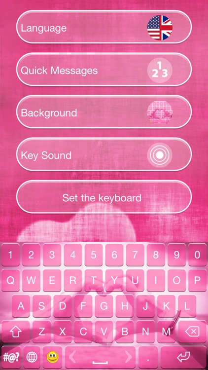 Love Keyboard Theme Cute Skins & Background Change screenshot-4