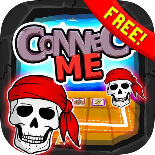 Connect Me Flow Puzzle Logic Games "for Pirates" Icon