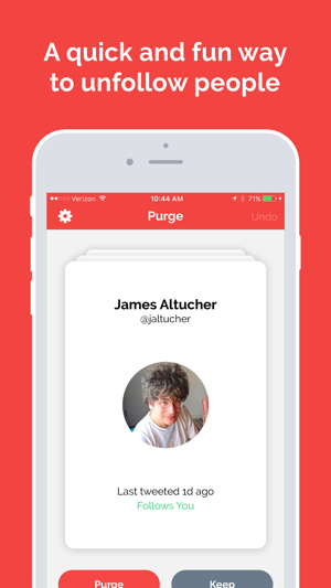 Purge - Manage who you follow