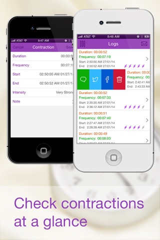 My Contractions Pro - Contraction Timer & Tracker screenshot 2