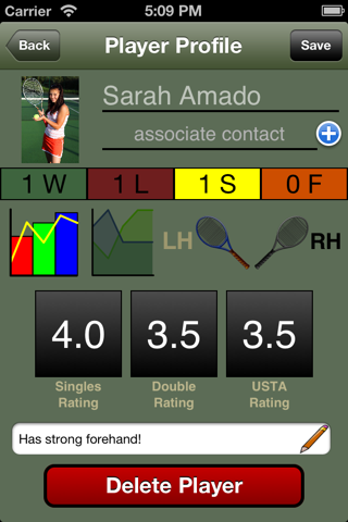 Tennis Score Tracker Basic screenshot 4