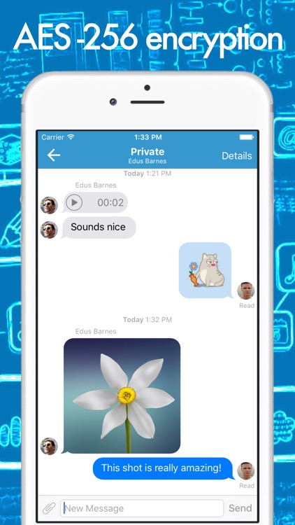 CHATeau - smart messenger with group chats