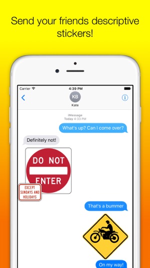 US Road Signs for iMessage(圖1)-速報App