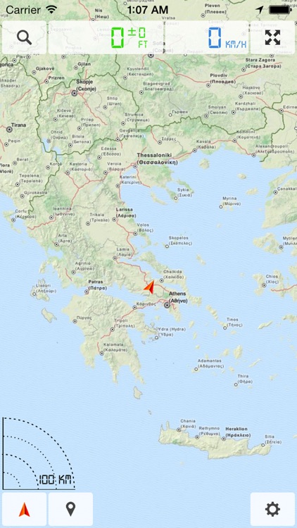 Greece, Crete - Offline Map & GPS Navigator