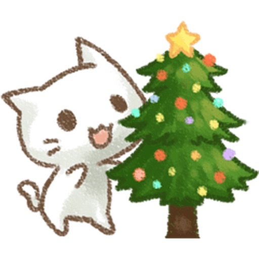Christmas Cat Stickers icon