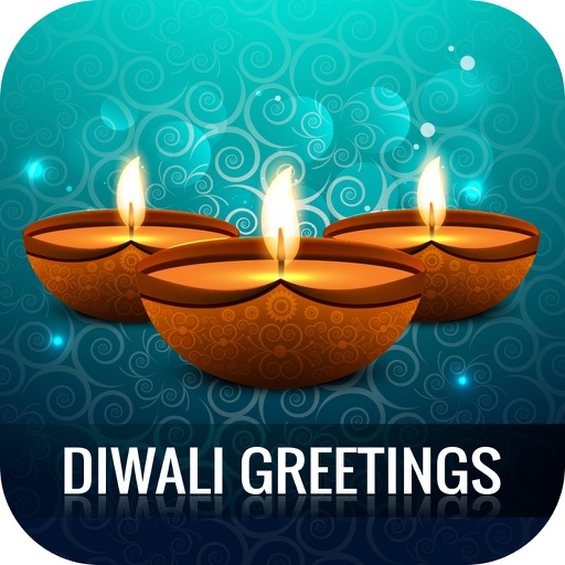 Name Diwali Greetings Cards icon