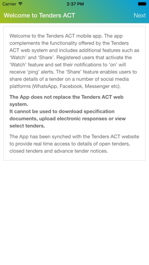 Tenders ACT(圖1)-速報App