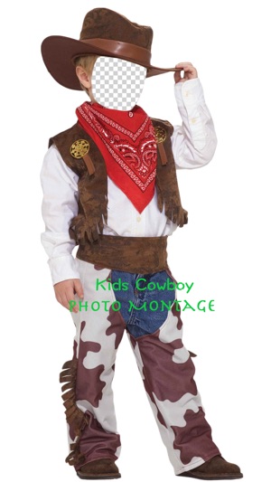 Kids Cowboy Photo Montage(圖1)-速報App