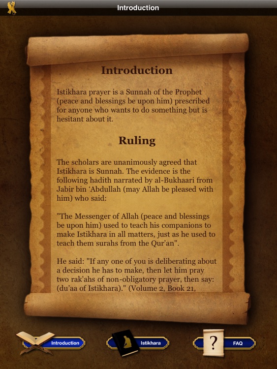 Istikhara duaa - Guidance prayer in Islam For iPad