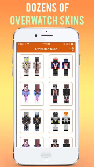 マイクラowスキン無料for Minecraft Iphoneアプリ Applion