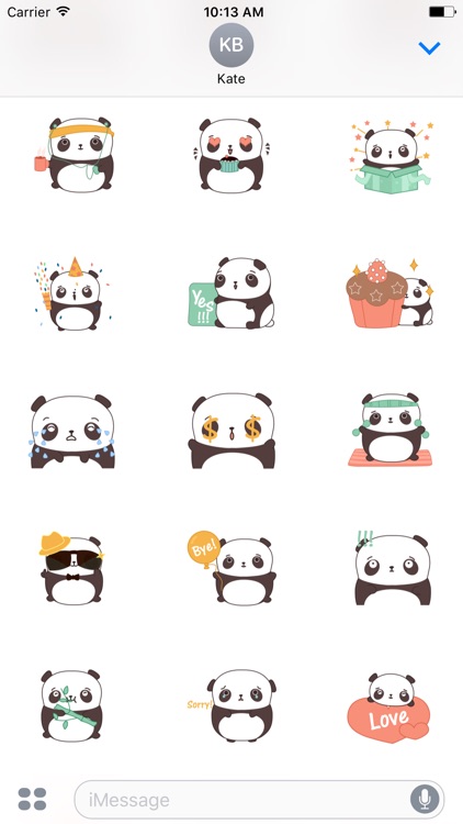 Little Panda Animated Sticker