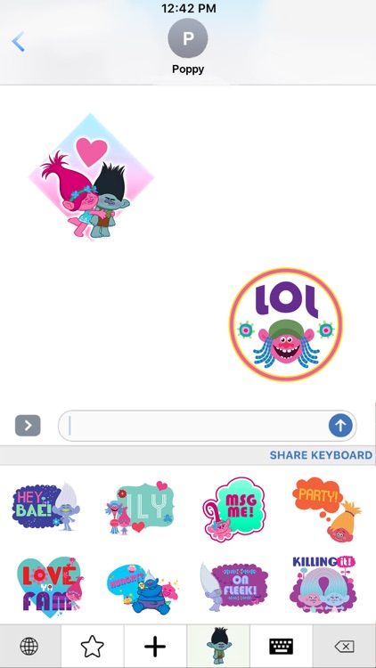 DreamWorks Trolls 2D Stickers