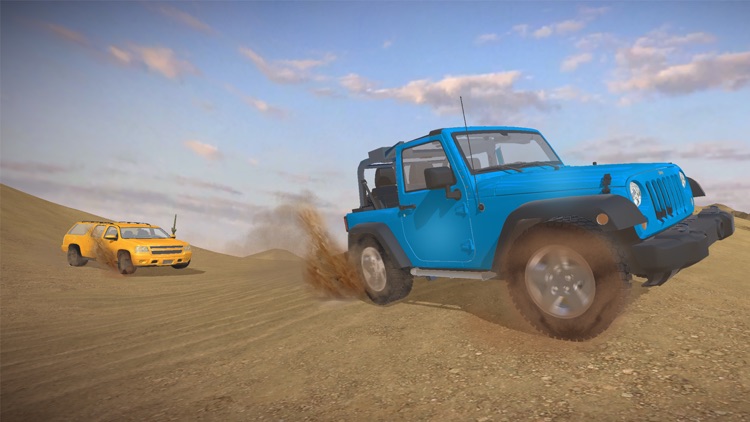 4X4 Offroad Jeep desert Safari - Driving 3D Sim screenshot-3