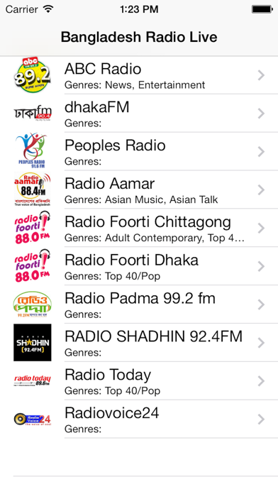 How to cancel & delete Bangladesh Radio Live Player (Bengali / Bangla Stations) from iphone & ipad 1