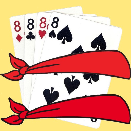 Blindfold Crazy Eights Friends Icon