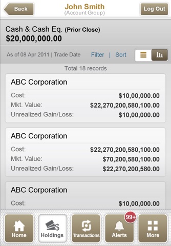 BNY Mellon Wealth Online screenshot 2